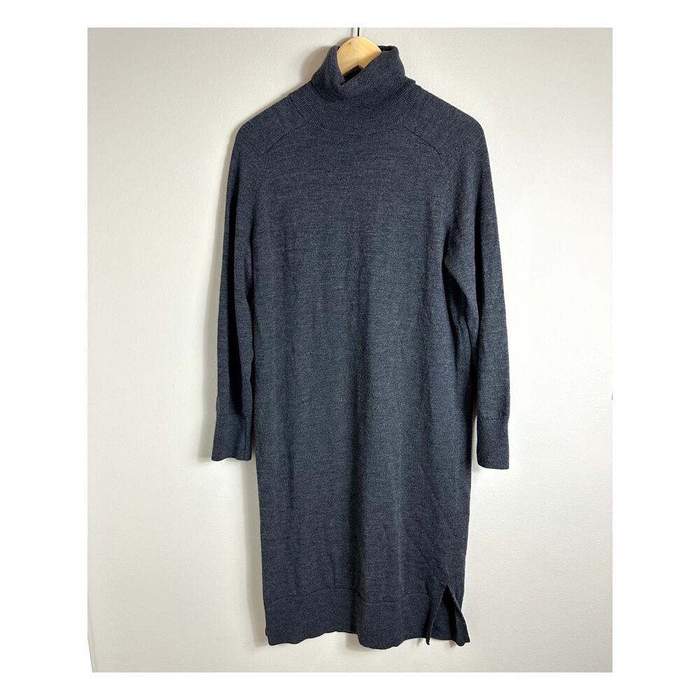 Banana Republic 100% Merino Wool Turtle NeckSweater Dress Size M‎